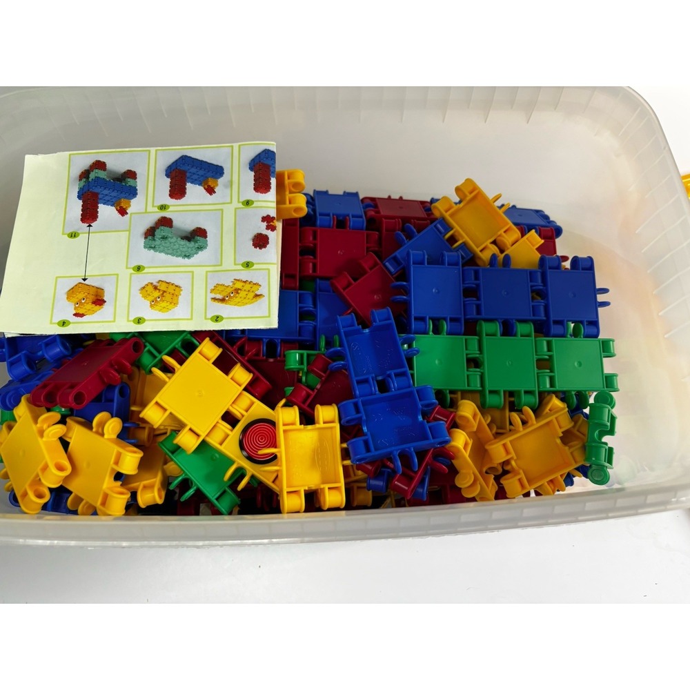 Clics Toys Clics Building Blocks Bucket +300 Pieces Kids‎ Stem Building Blocks